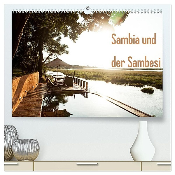 Sambia und der Sambesi (hochwertiger Premium Wandkalender 2024 DIN A2 quer), Kunstdruck in Hochglanz, daniel slusarcik photography (dsp)