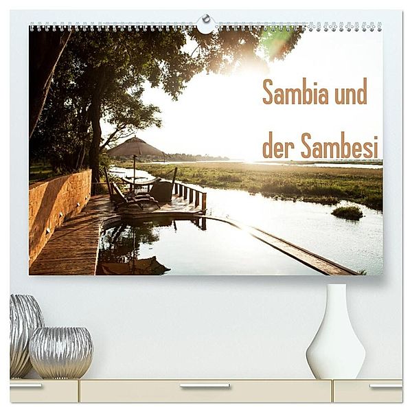 Sambia und der Sambesi (hochwertiger Premium Wandkalender 2025 DIN A2 quer), Kunstdruck in Hochglanz, Calvendo, daniel slusarcik photography (dsp)