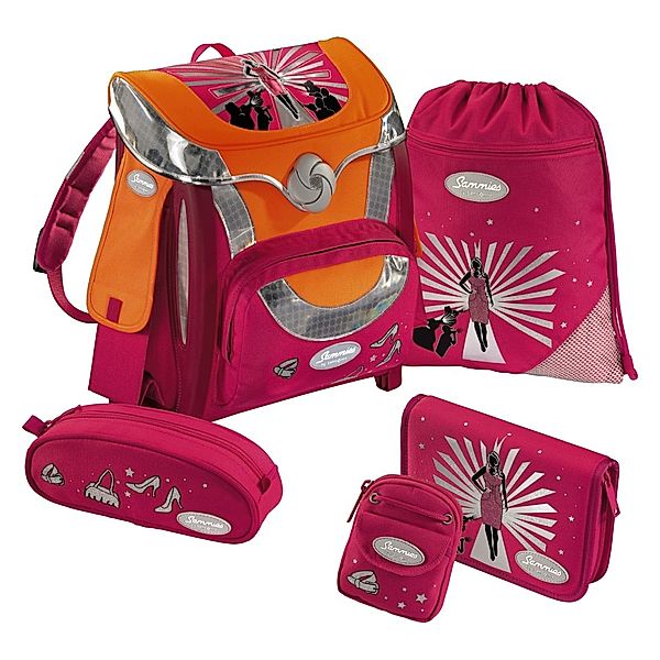 Sammies by Samsonite OPTILIGHT Schulranzen-Set Fashion Show, 5-teilig