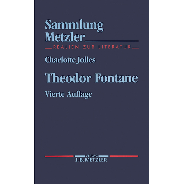 Sammlung Metzler: Theodor Fontane, Charlotte Jolles