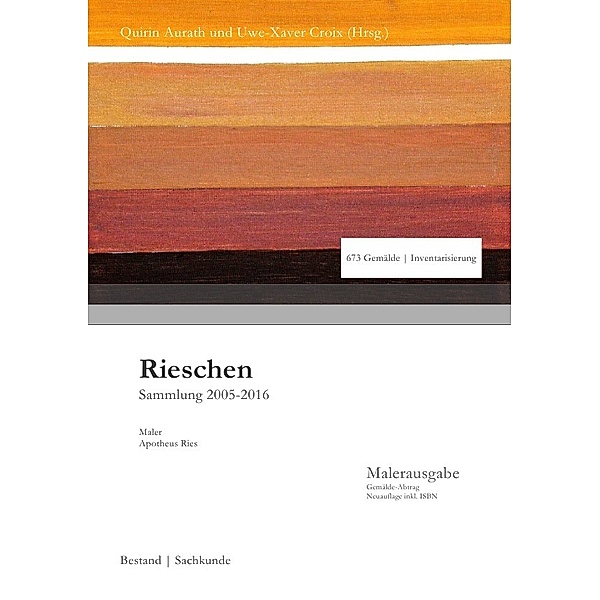 Sammlung Rieschen in 3. Auflage / Rieschen, Uwe-Xaver Croix