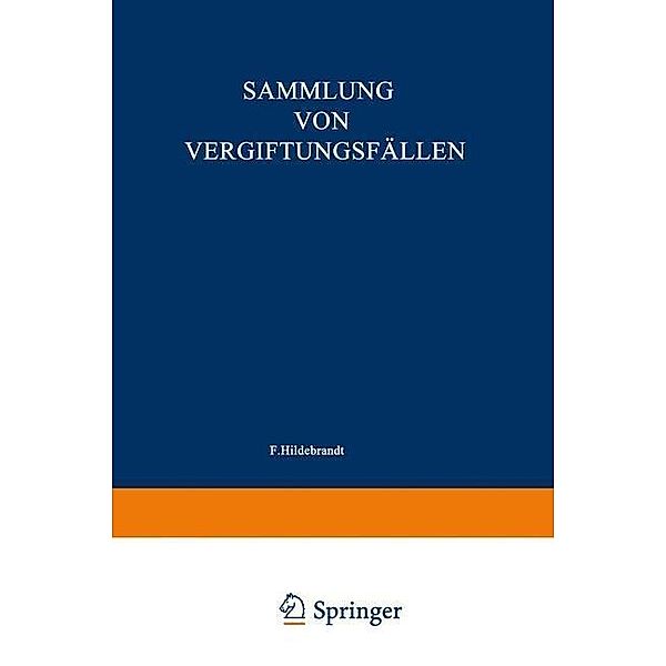 Sammlung von Vergiftungsfällen, Wieland Fühner