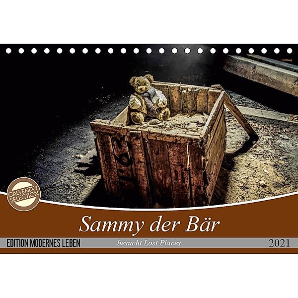 Sammy der Bär besucht Lost Places (Tischkalender 2021 DIN A5 quer), Schnellewelten