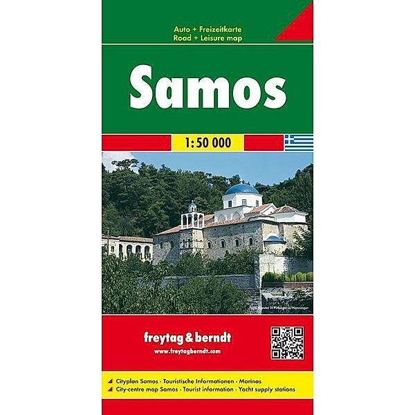 Samos, Autokarte 1:50.000. Samo