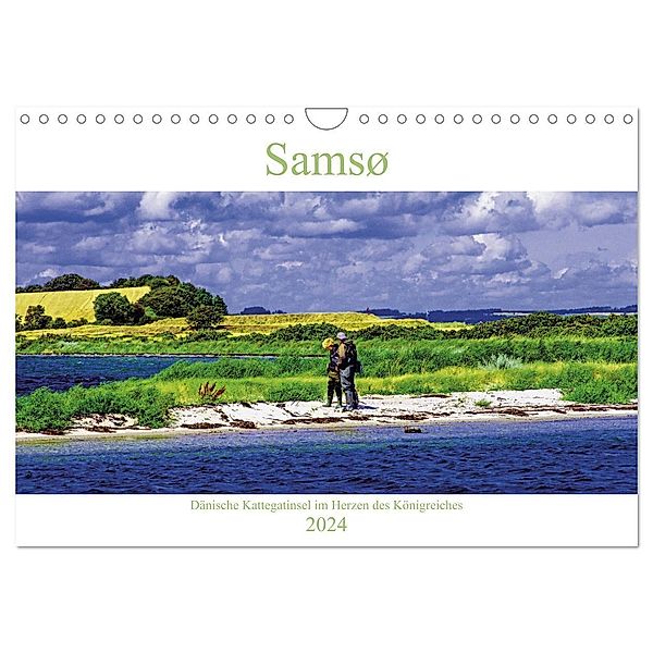 Samsø - Dänische Kattegatinsel im Herzen des Königreiches (Wandkalender 2024 DIN A4 quer), CALVENDO Monatskalender, Kristen Benning