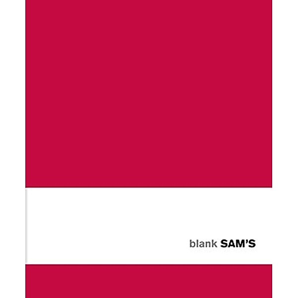 SAM's Notebook B Blank Red