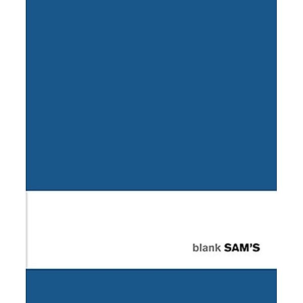 SAM's Notebook D 17,5 x 20,5 cm, Blank Blau