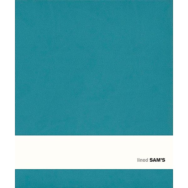 SAM's Notebook D Format 17,5 x 20,5 cm, liniert türkis