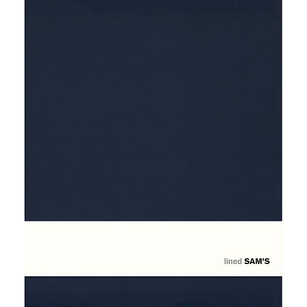 SAM's Notebook D Format 17,5 x 20,5 cm, liniert blau