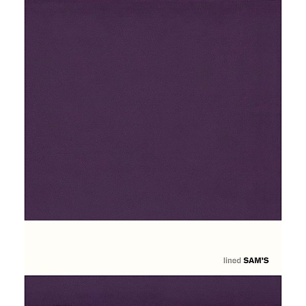 SAM's Notebook D Format 17,5 x 20,5 cm, liniert lila