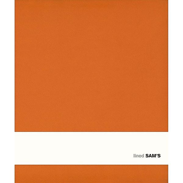 SAM's Notebook D Format 17,5 x 20,5 cm, liniert orange