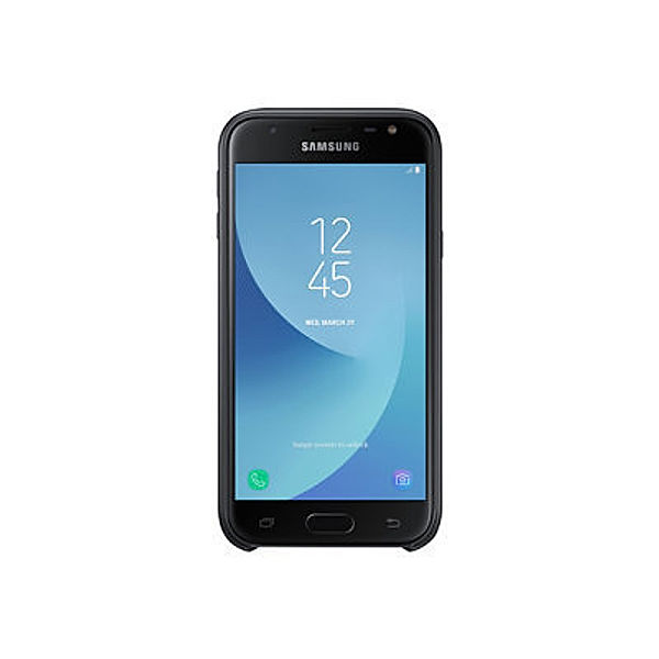 SAMSUNG Dual Layer Cover EF-PJ330 für Galaxy J3 (2017) schwarz