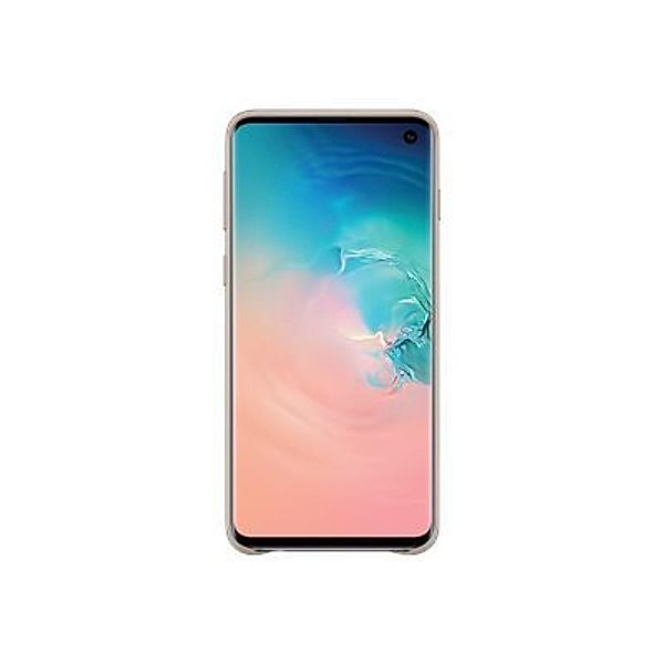 SAMSUNG Leather Cover grau für Galaxy S10 smartphone Cover