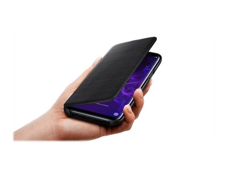 SAMSUNG LED View Cover Black Galaxy S9 Plus smartphone Cover | Weltbild.de