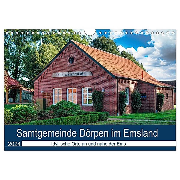 Samtgemeinde Dörpen im Emsland (Wandkalender 2024 DIN A4 quer), CALVENDO Monatskalender, Claudia Kleemann