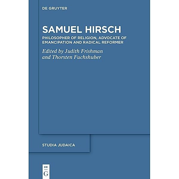 Samuel Hirsch / Studia Judaica Bd.97