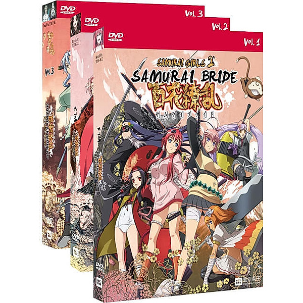 Samurai Girls - Staffel 2 - Gesamtausgabe - Vol. 1-3