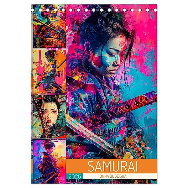 Samurai - Onna Bugeisha (Tischkalender 2025 DIN A5 hoch), CALVENDO Monatskalender, Calvendo, Dirk Meutzner