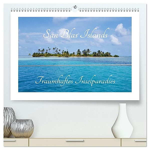 San Blas Islands - Traumhaftes Inselparadies (hochwertiger Premium Wandkalender 2024 DIN A2 quer), Kunstdruck in Hochglanz, Maren Woiczyk