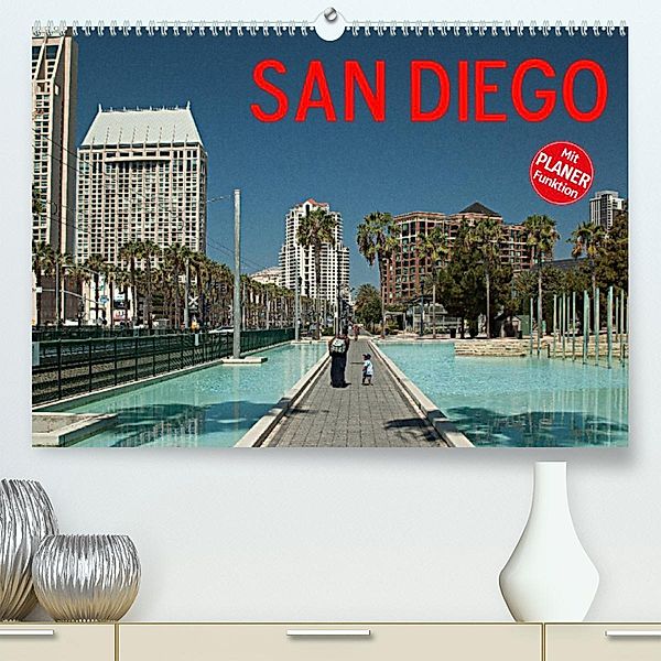 San Diego (Premium, hochwertiger DIN A2 Wandkalender 2023, Kunstdruck in Hochglanz), Christian Hallweger