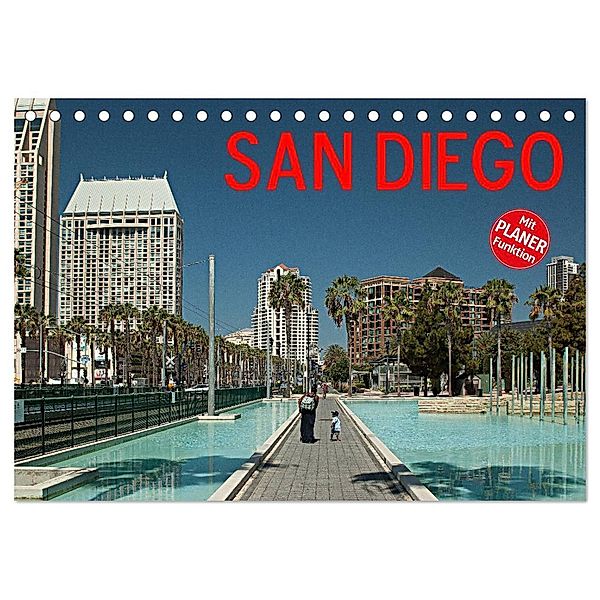 San Diego (Tischkalender 2024 DIN A5 quer), CALVENDO Monatskalender, Christian Hallweger