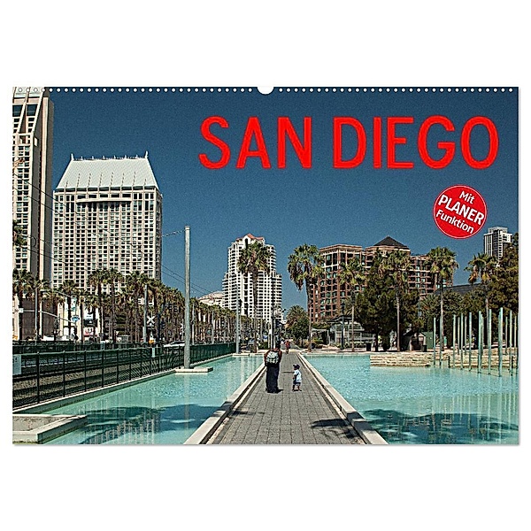 San Diego (Wandkalender 2024 DIN A2 quer), CALVENDO Monatskalender, Christian Hallweger
