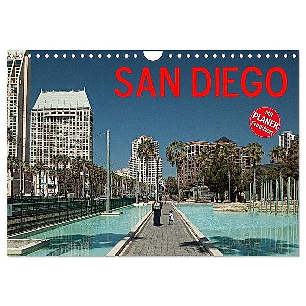 San Diego (Wandkalender 2024 DIN A4 quer), CALVENDO Monatskalender, Christian Hallweger