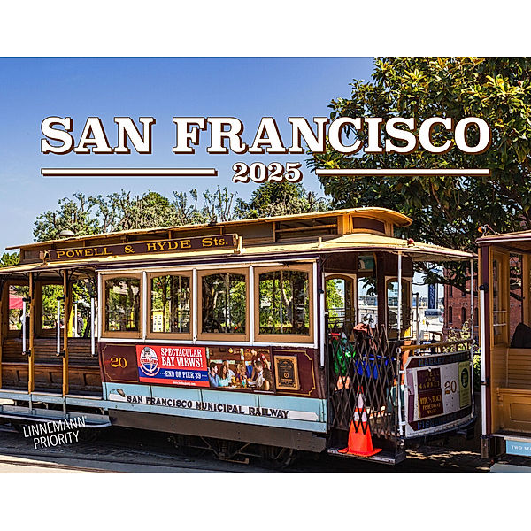 San Francisco 2025 Grossformat-Kalender 58 x 45,5 cm