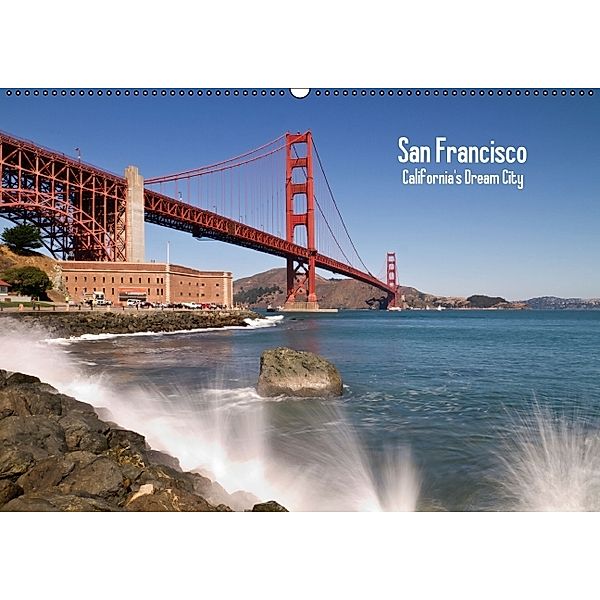 San Francisco - California's Dream City (UK - Version) (Wall Calendar 2014 DIN A2 Landscape), Melanie Viola