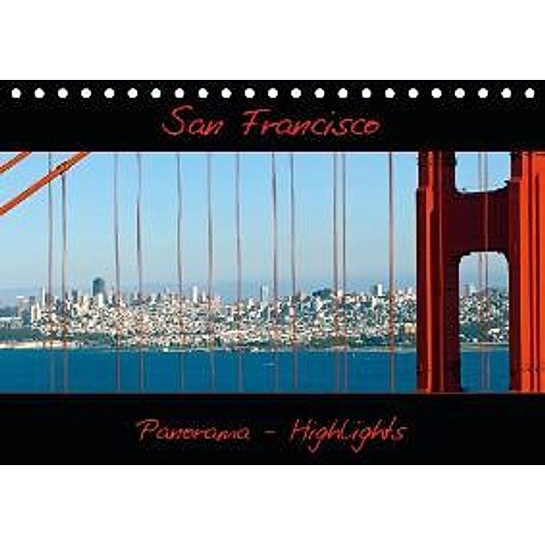 San Francisco Panorama Highlights (Tischkalender 2015 DIN A5 quer), Melanie Viola