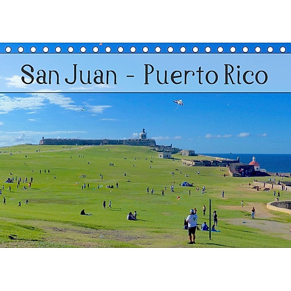 San Juan - Puerto Rico 2021 (Tischkalender 2021 DIN A5 quer), Jochen Gerken