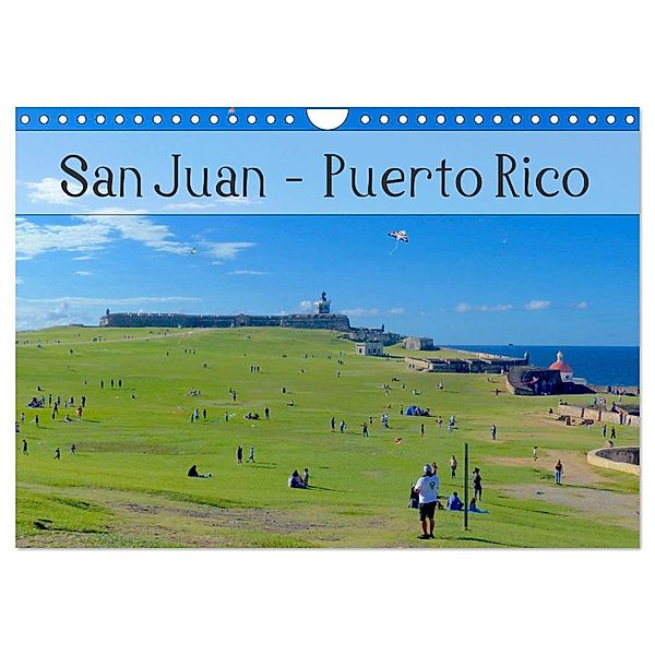 San Juan - Puerto Rico 2024 (Wandkalender 2024 DIN A4 quer), CALVENDO Monatskalender, Jochen Gerken