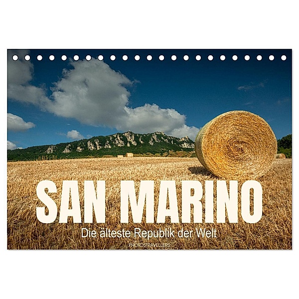 San Marino Die älteste Republik der Welt (Tischkalender 2024 DIN A5 quer), CALVENDO Monatskalender, Calvendo, Photostravellers