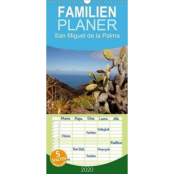 San Miguel de la Palma - Familienplaner hoch (Wandkalender 2020 , 21 cm x 45 cm, hoch), Peter Schickert