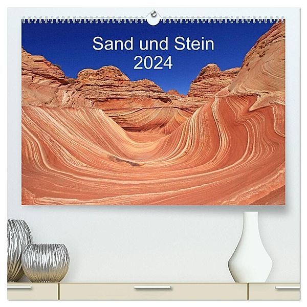 Sand und Stein 2024 (hochwertiger Premium Wandkalender 2024 DIN A2 quer), Kunstdruck in Hochglanz, Giuseppe Lupo