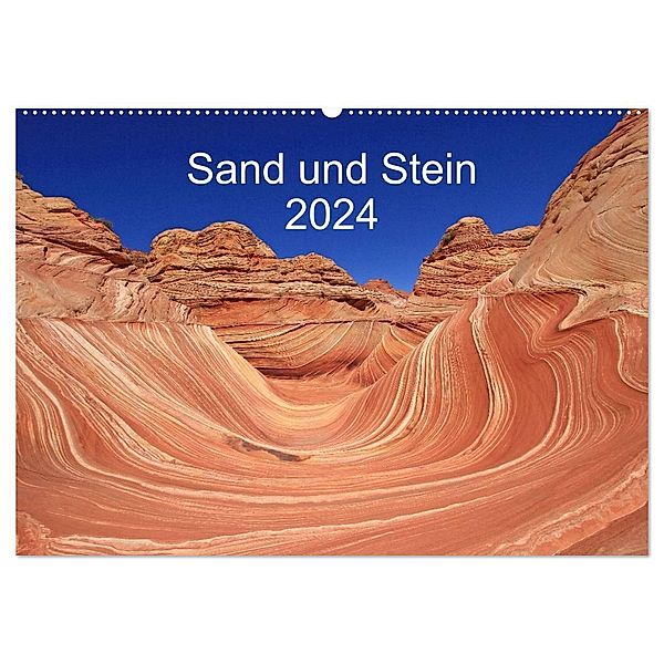 Sand und Stein 2024 (Wandkalender 2024 DIN A2 quer), CALVENDO Monatskalender, Giuseppe Lupo