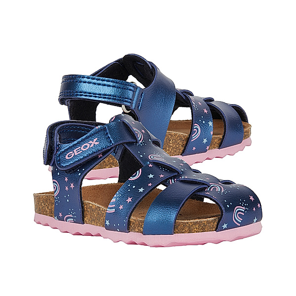GEOX Sandalen B S. CHALKI G. A  UNIVERSE CLOSED in navy/pink