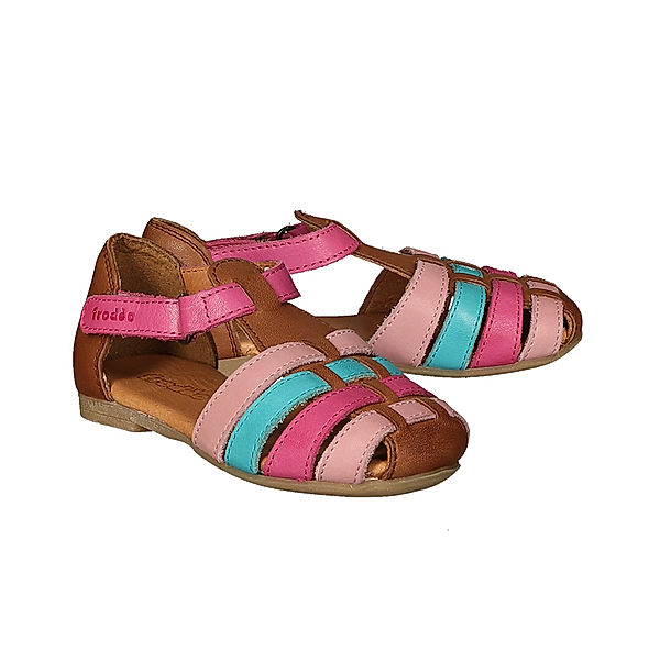 froddo® Sandalen FIONAS mit Zehenschutz in braun/bunt