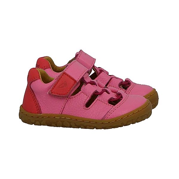 Lurchi Sandalen NOLDI BAREFOOT mit Zehenschutz in rose