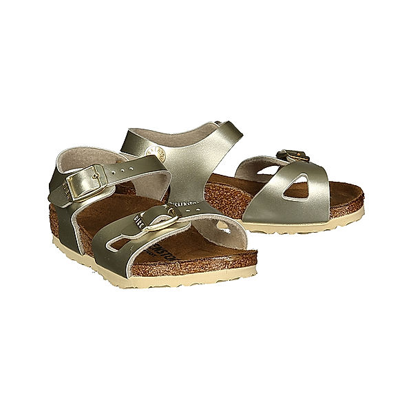 BIRKENSTOCK Sandalen RIO KIDS BF ELECTRIC METALLIC in gold