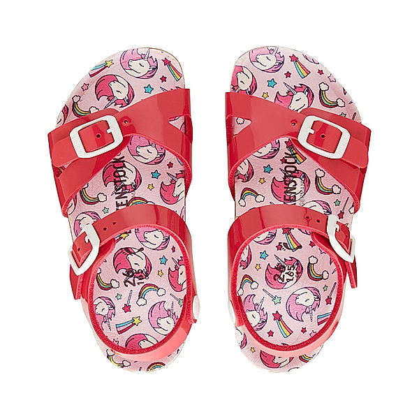 BIRKENSTOCK Sandalen RIO KIDS BF PATENT UNICORN in fuchsia tulip