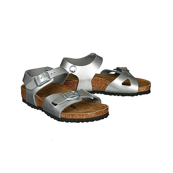 BIRKENSTOCK Sandalen RIO KIDS schmal in silber