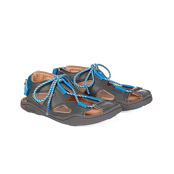 Affenzahn Sandalen SAL – HUND in grau/blau