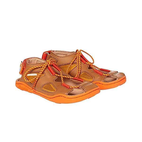 Affenzahn Sandalen SAL – LÖWE in braun/orange