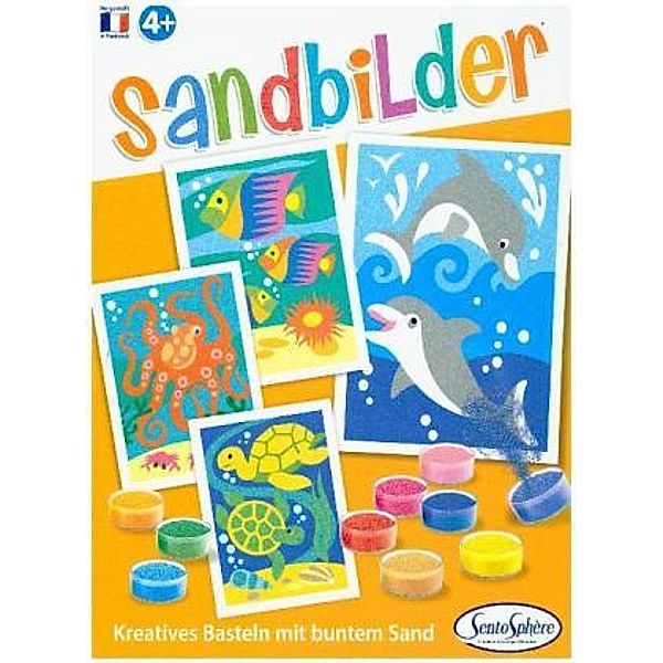 Sandbilder Fische und Delfine (d)