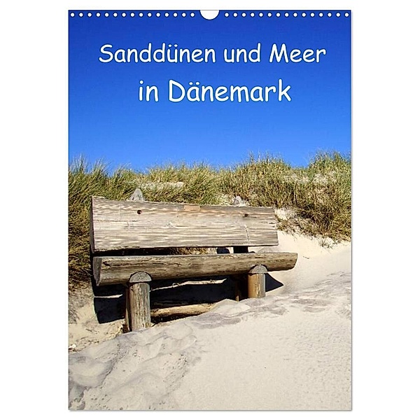 Sanddünen und Meer in Dänemark (Wandkalender 2024 DIN A3 hoch), CALVENDO Monatskalender, Beate Bussenius