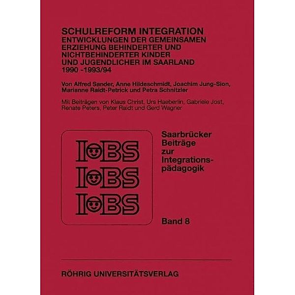 Sander, A: Schulreform Integration, Alfred Sander, Anne Hildeschmidt, Joachim Jung-Sion, Marianne Raidt-Petrick, Petra Schnitzler