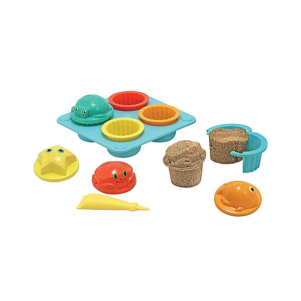 Melissa & Doug Sandförmchen-Set SUNNY PATCH ™ – CUPCAKE SEASIDE 12-teilig