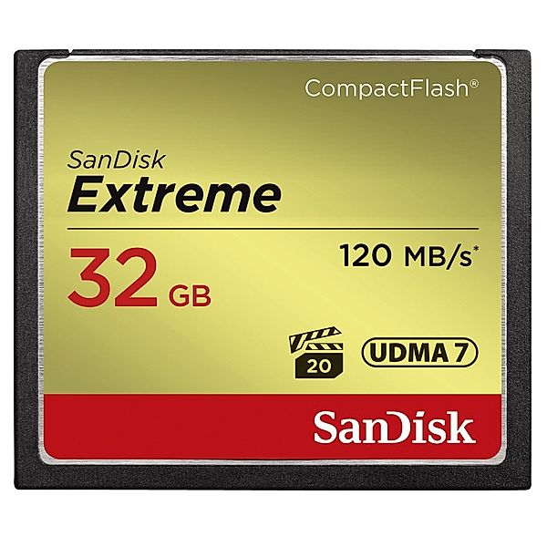 SanDisk CF Extreme 32GB, 120 MB/s