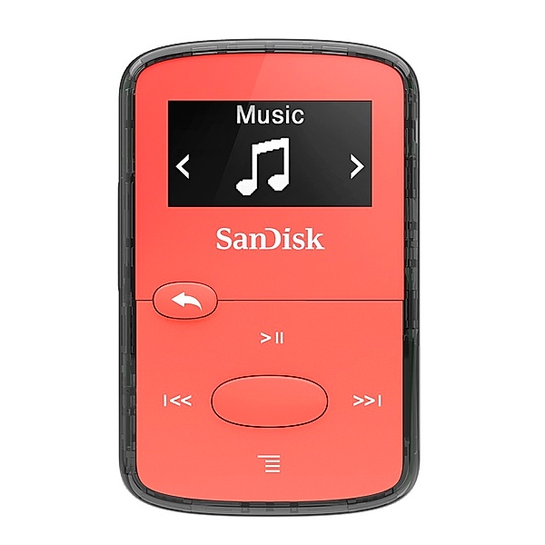 SanDisk Clip Jam, MP3-Player, 8GB, Rot